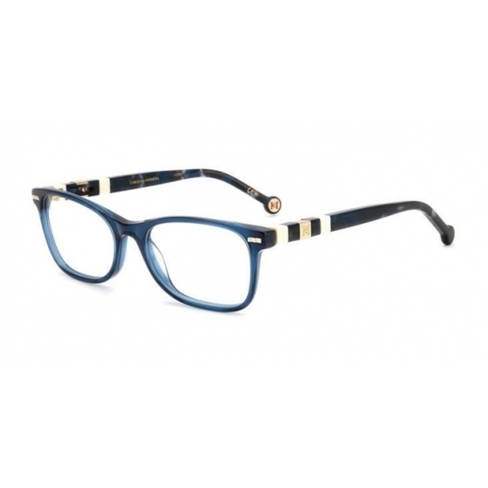 NWT Carolina Herrera CH0110-XP8-54 0Xp8 Blue 54mm Eyeglasses
